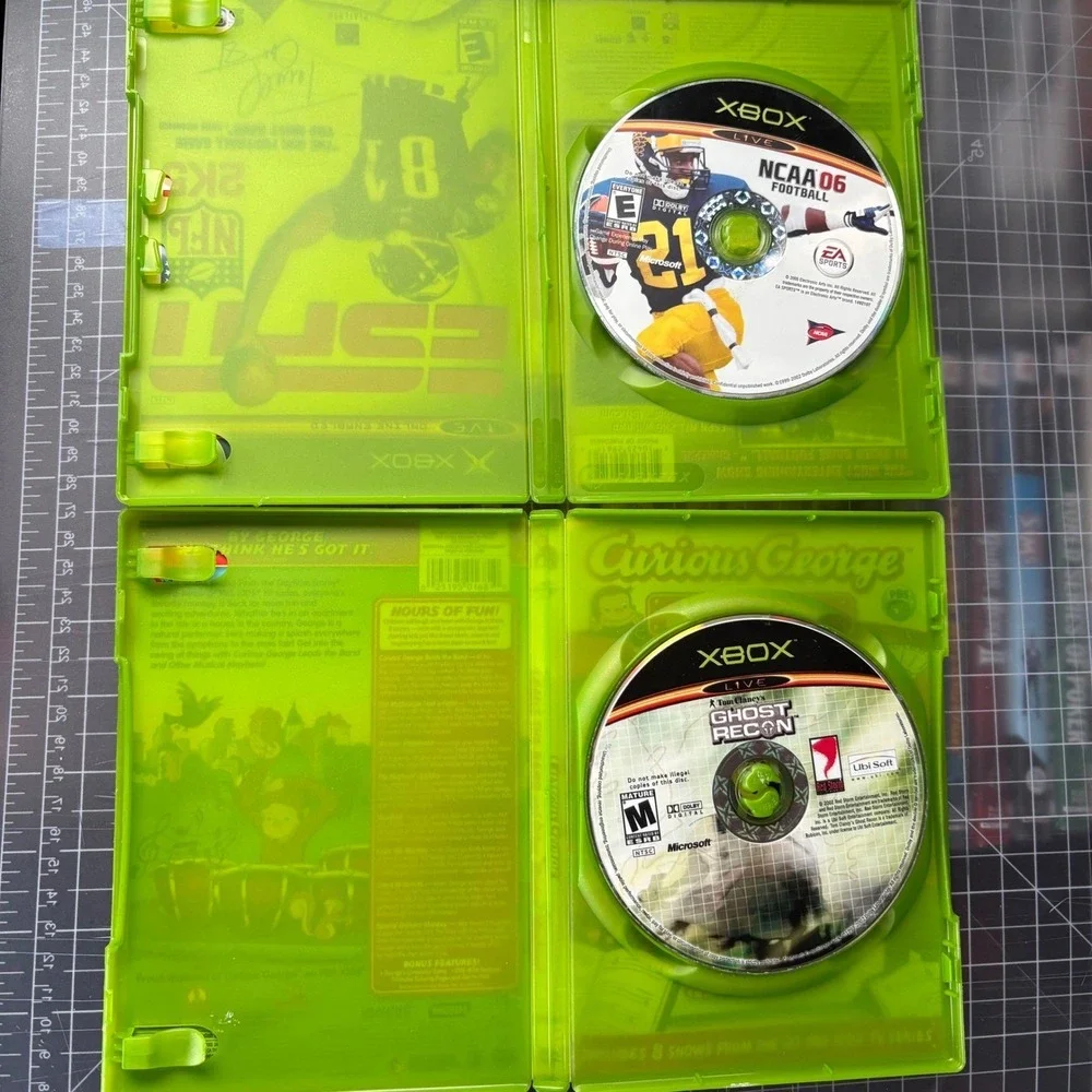 Original Xbox Game Lot 6 Ghost Recon Hitman 2 Heroes Pacific Excellent Discs